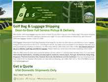 Tablet Screenshot of golfbagshipping.com